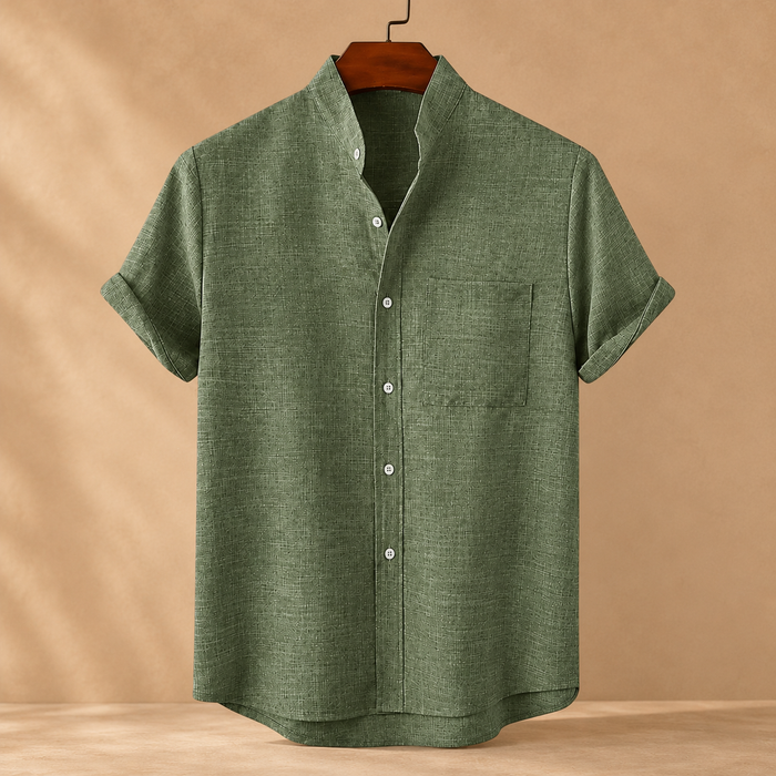 Benedict Stand Collar Shirt