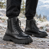 Dandolo Lace-Up Boots - Black
