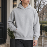Evander Oversized Hoodie - Heather Gray