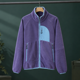 Wilfred Contrast Fleece Jacket - Luodian Purple