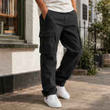 Carter Relaxed Cargo Pants - Black