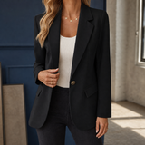 Hannah Tailored Blazer - Black