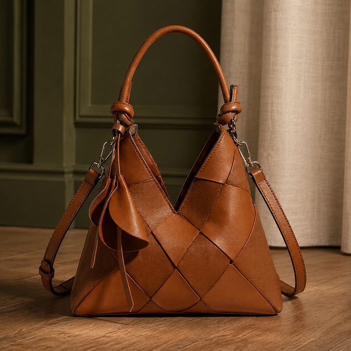 Barolo Woven Shoulder Bag