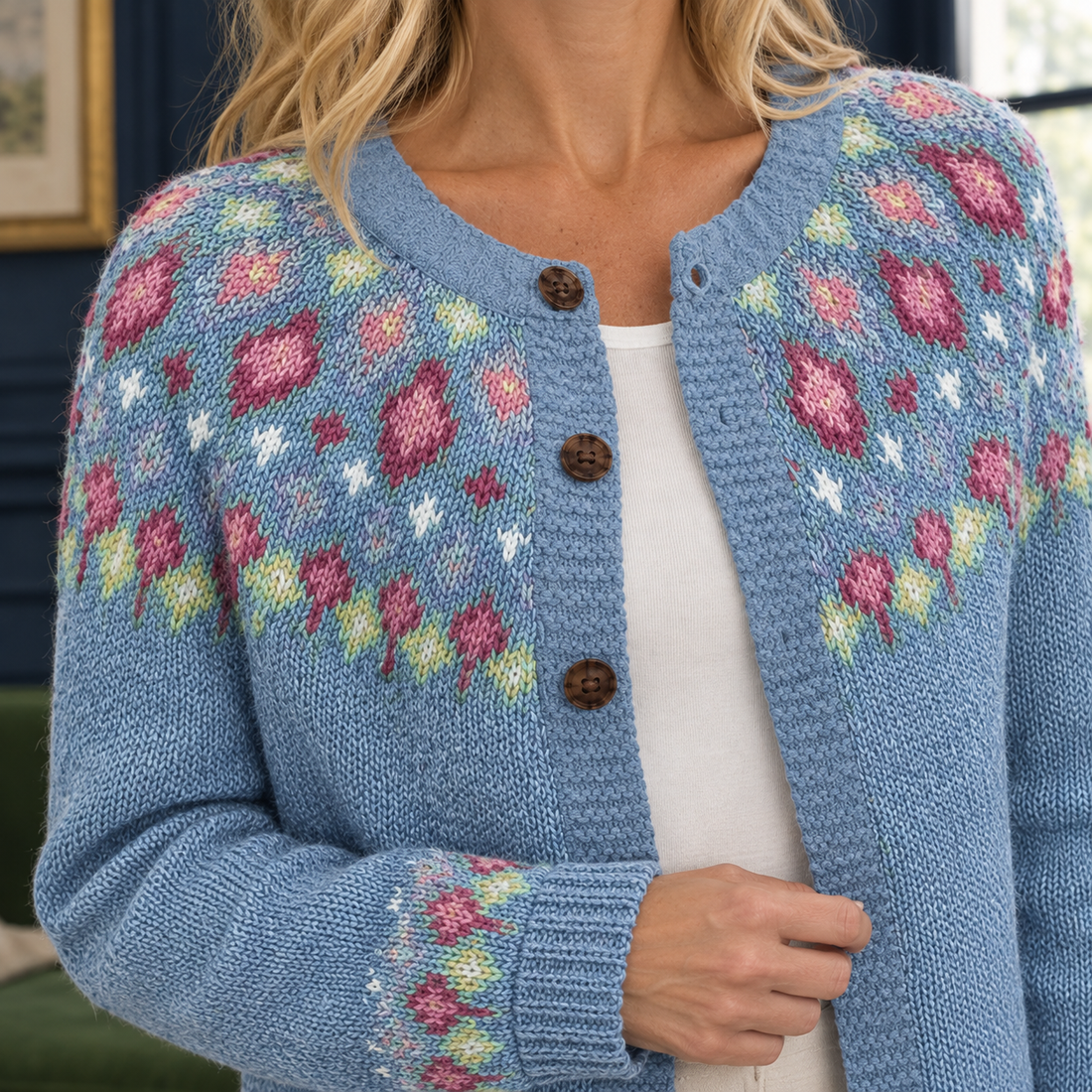 Ariane Floral Cardigan - Lead Product Detail