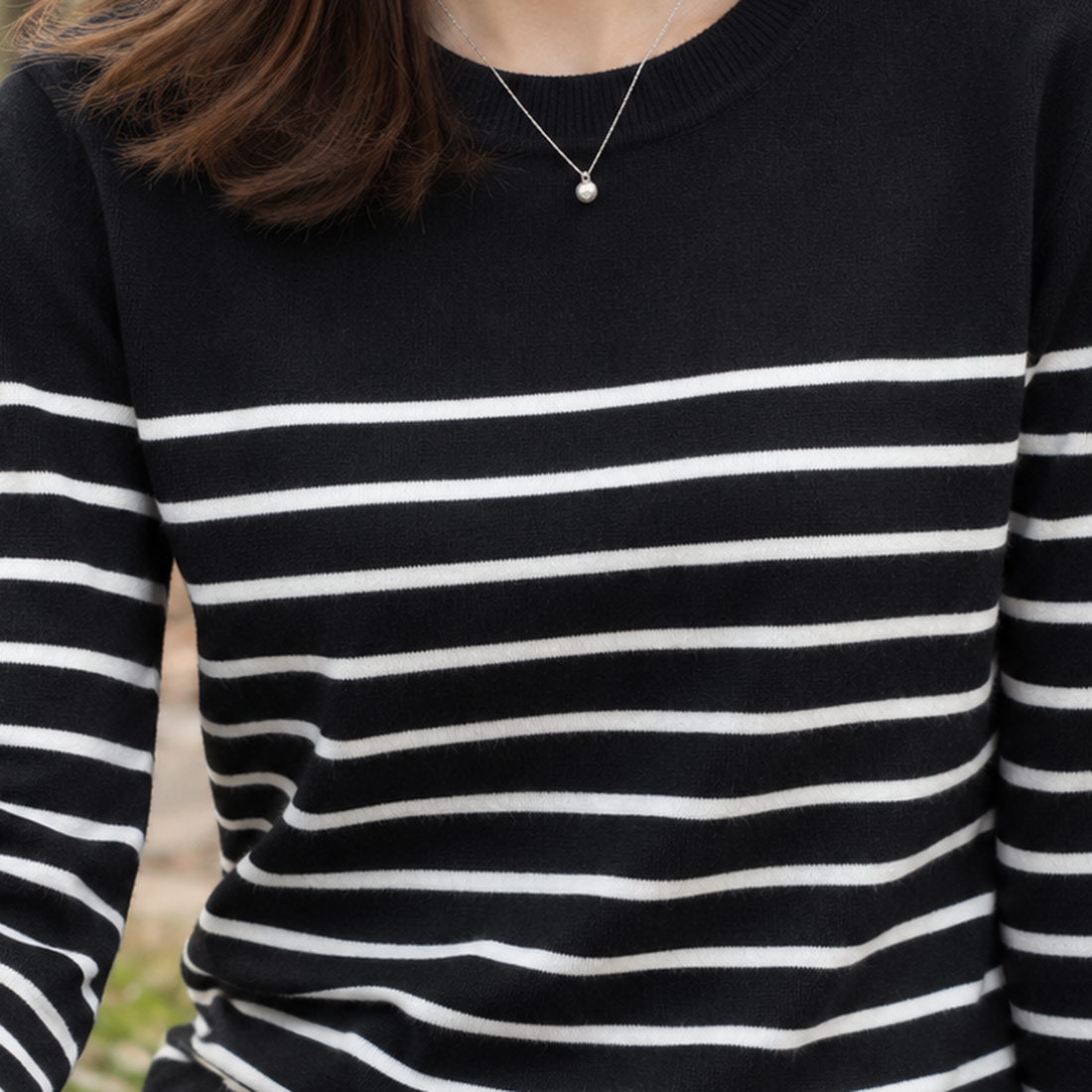 Sadie Striped Sweater - Lead Product Detail