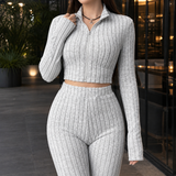 Winifred Ribbed Set - Lead Product Detail