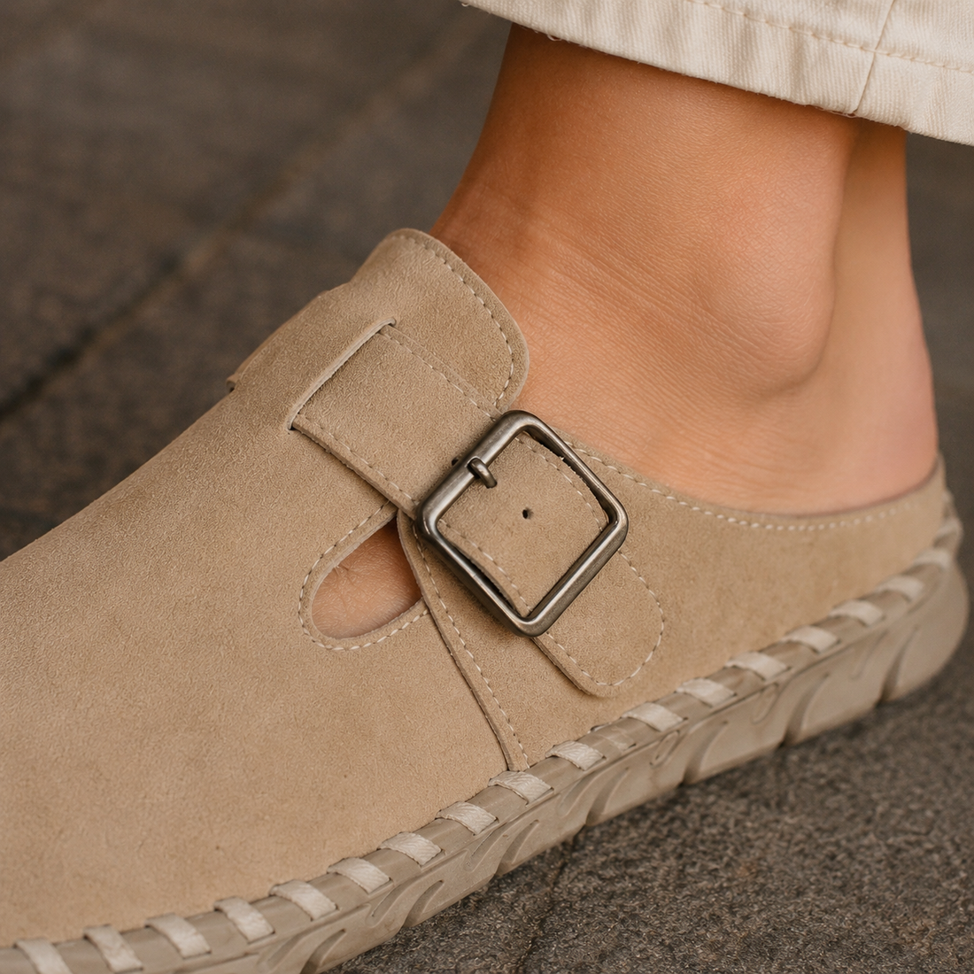 Mantova Buckle Mules - Lead Product Detail