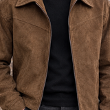 Finley Suede Jacket - Lead Product Detail