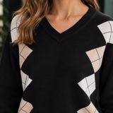 Berenice Argyle Sweater - Lead Product Detail