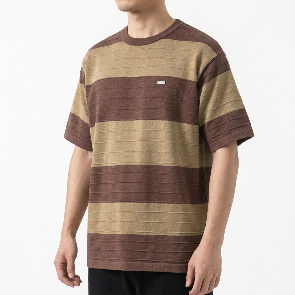 Blake Striped T-Shirt - Lead Alternate View