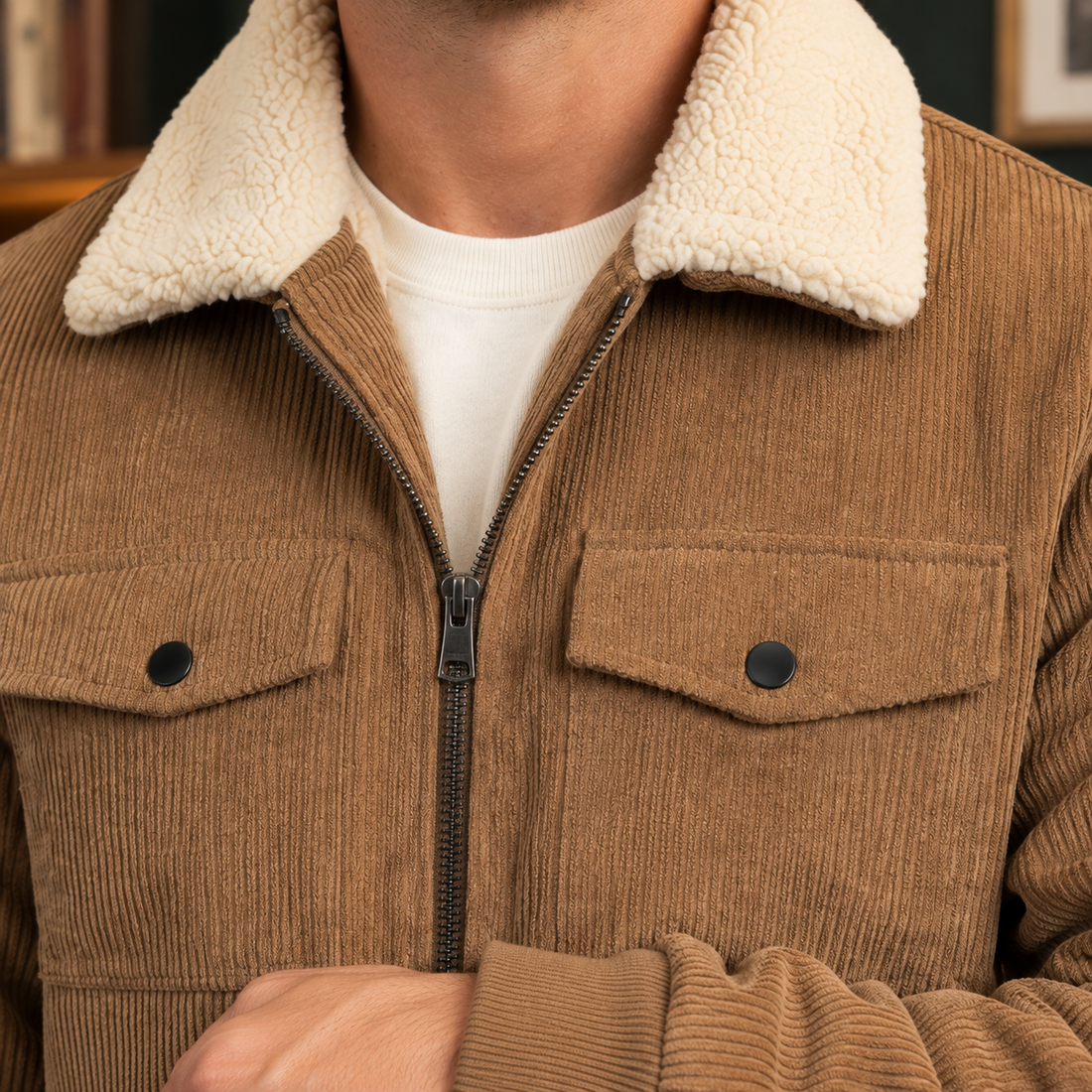 Macaire Corduroy Jacket - Lead Product Detail