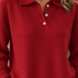 Gabrielle Collared Sweater - Lead Product Detail