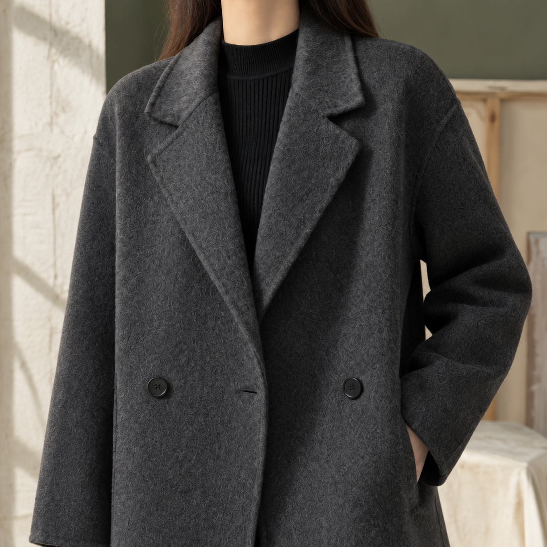 Lavinia Cashmere Coat - Lead Product Detail