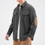 Austin Corduroy Overshirt - Lead Alternate View