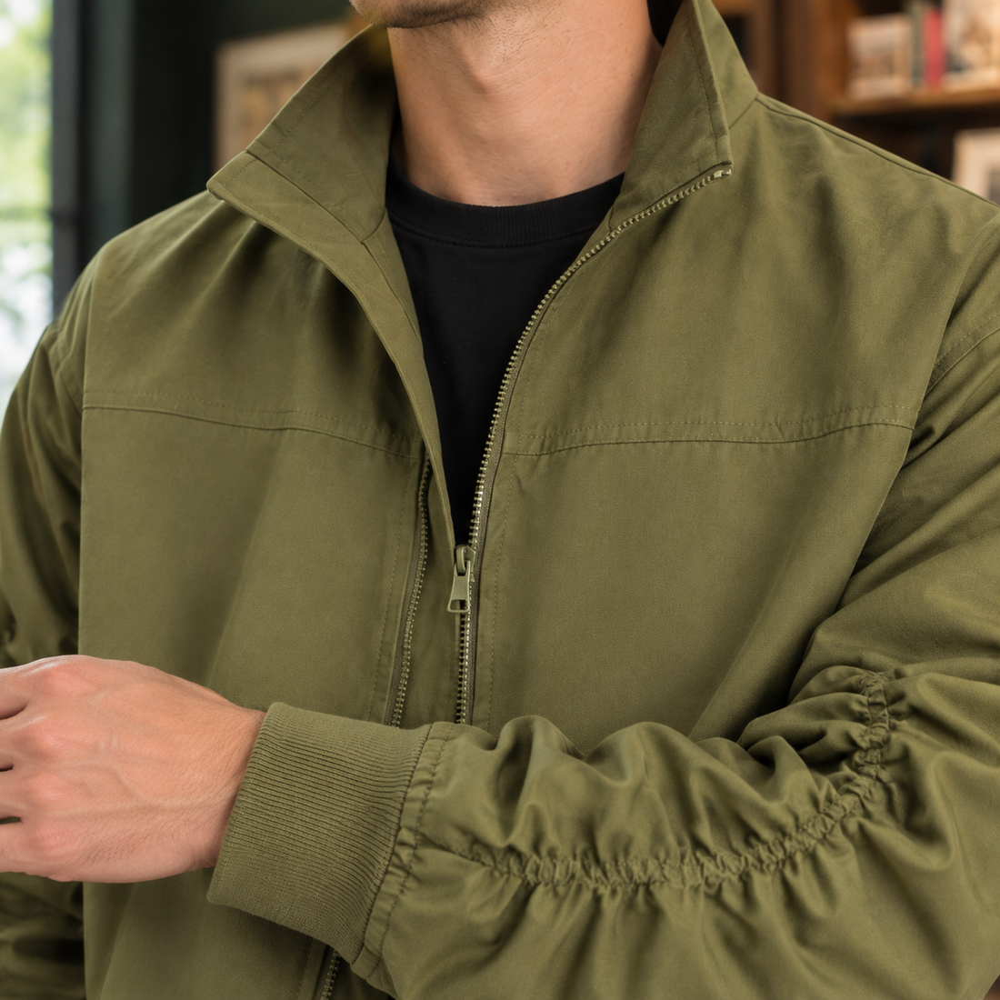 Joseph Ruched Jacket - Lead Product Detail