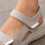 Borghese Hook-and-Loop Sandals - Lead Product Detail