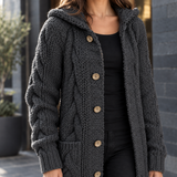 Valerie Cable Knit Cardigan - Lead Product Detail