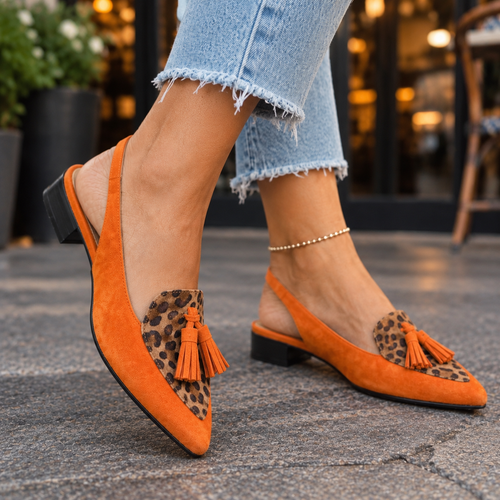 Antonini Tassel Slingbacks - Lead Product Detail