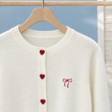 Quintina Heart Button Cardigan - Lead Product Detail