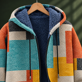 Vincent Abstract Hooded Jacket - Lead Product Detail