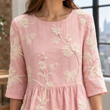Rebekah Embroidered Midi Dress - Lead Product Detail