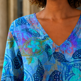 Isla V-Neck Tunic - Lead Product Detail