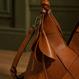 Barolo Woven Shoulder Bag - Lead Product Detail