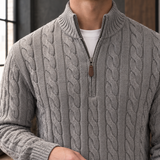 Martin Cable Knit Sweater - Lead Product Detail