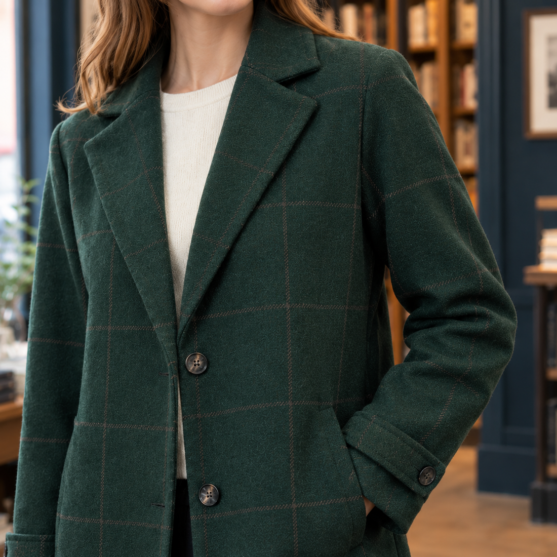 Victoria Plaid Coat - Lead Product Detail