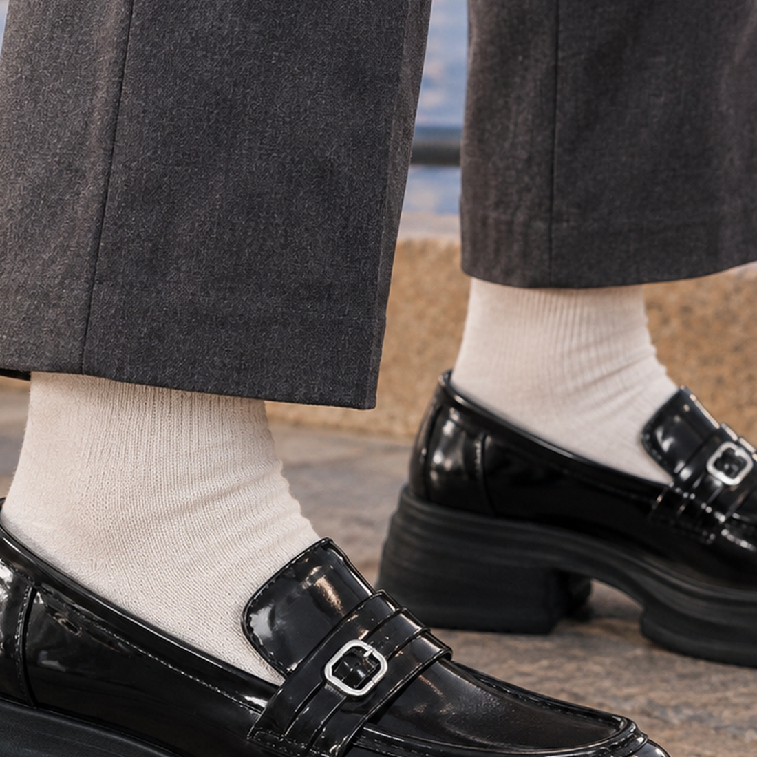 Moretti Buckle Loafers - Lead Product Detail