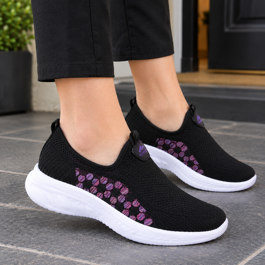 Quirini Slip-On Sneakers - Lead Product Detail