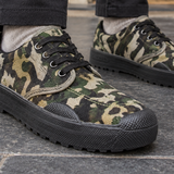 Trevisan Canvas Work Sneakers - Lead Product Detail