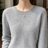 Ninon Wool Crewneck Sweater - Lead Product Detail