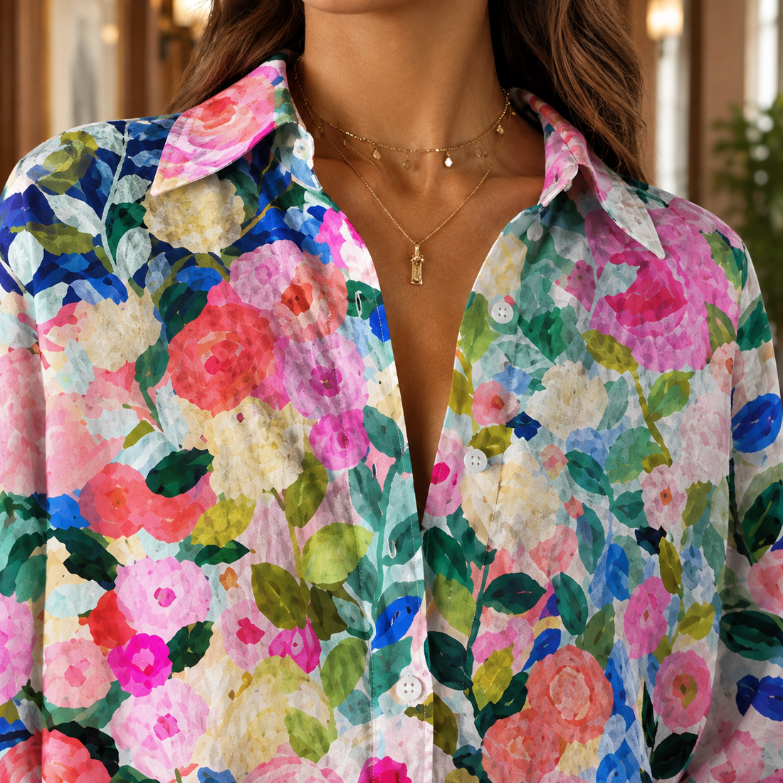 Winona Floral Blouse - Lead Product Detail