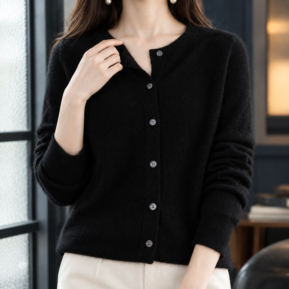 Eva Wool Cardigan - Lead Product Detail