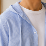 Lysander Hooded Shirt - Lead Product Detail