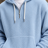 Everett Waffle Hoodie - Lead Product Detail