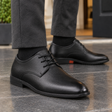 Montanari Leather Derby Shoes - Lead Product Detail