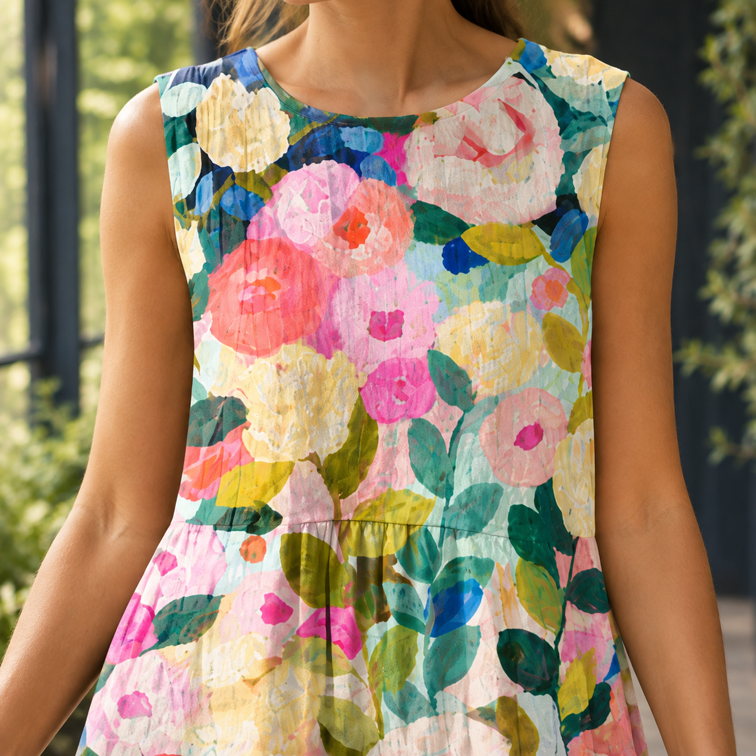 Alina Floral Midi Dress - Lead Product Detail