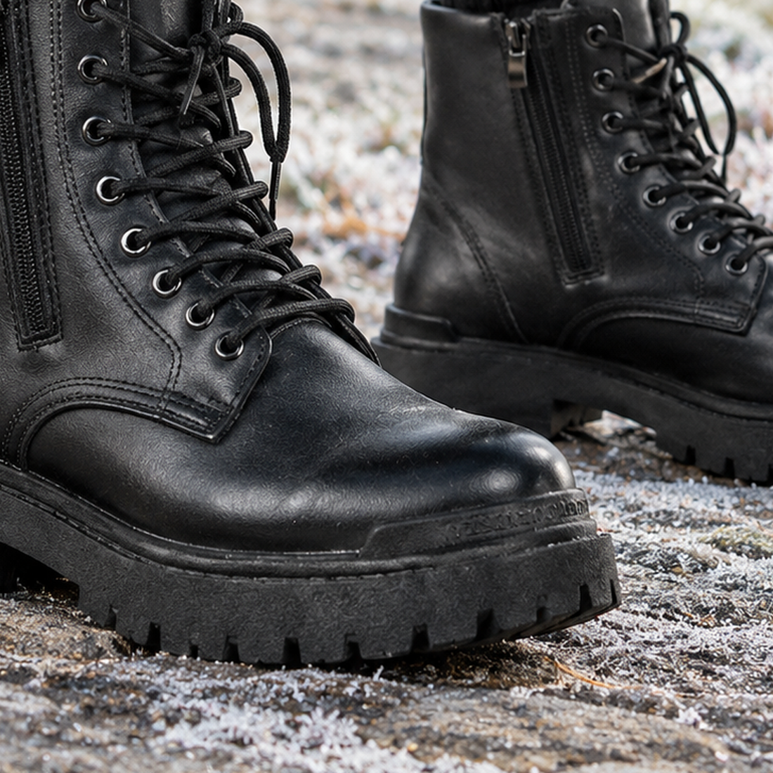 Dandolo Lace-Up Boots - Lead Product Detail