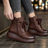 Altieri Wedge Boots - Lead Product Detail