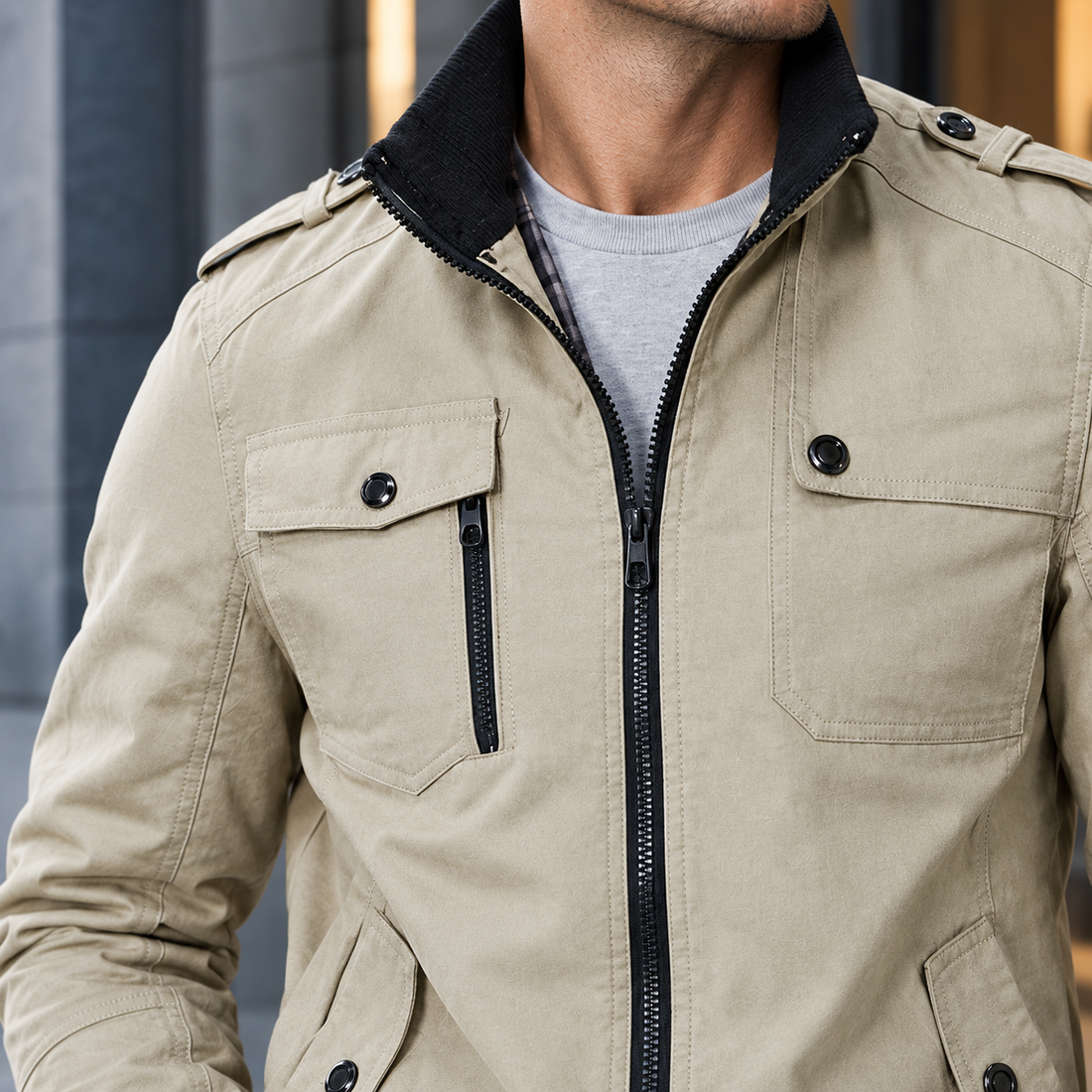 Silas Utility Jacket - Lead Product Detail