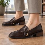 Milano Leather Loafers - Brown