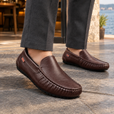 Isernia Leather Loafers - Brown