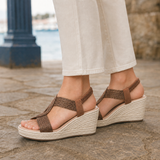 Conti Espadrille Sandals - Light Brown
