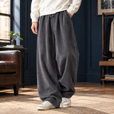 Frederick Wide Leg Pants - Gray