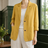 Cordelia Relaxed Blazer - Yellow
