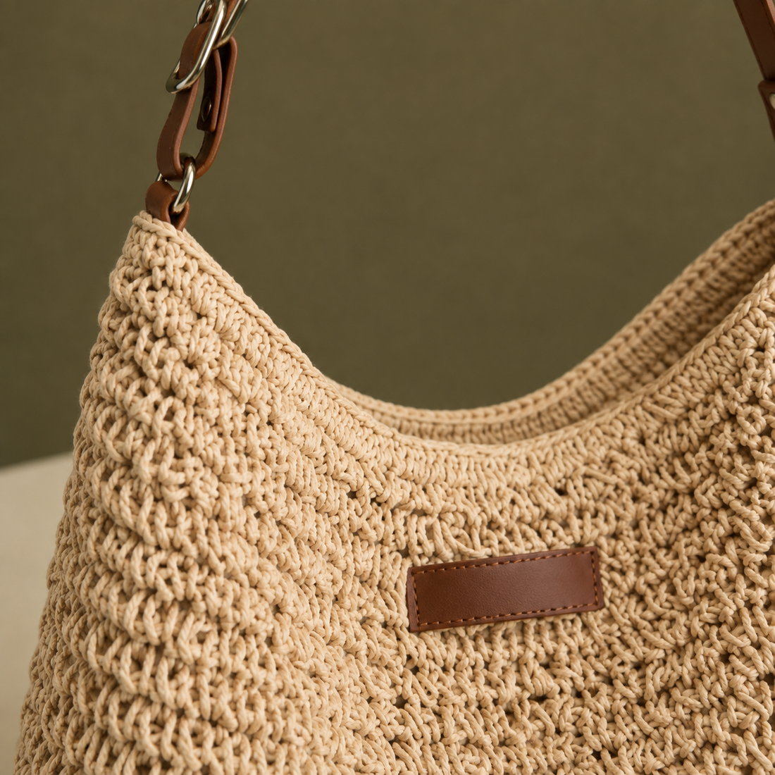 Barletta Woven Sling Bag - Lead Product Detail