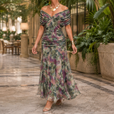 Junia Wrap Maxi Dress - Green