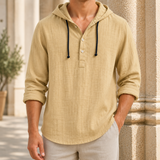 James Hooded Shirt - Sand